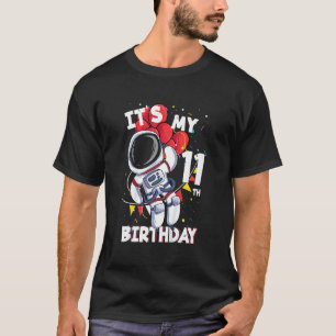 Kinder ihren 11. Geburtstag 11 Jahre alten Astrona T-Shirt