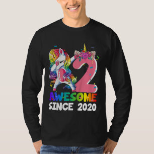 Kinder im Alter von 2 Jahren Mädchen spielen Einho T-Shirt