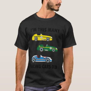 Kinder im Alter von 3 Jahren Rennwagen im Alter vo T-Shirt