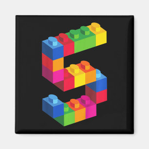 Kinder im Alter von 5 Jahren Gebäude blockiert Geb Magnet