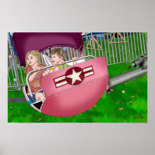 Kinder im Karneval Whimsical Art Poster