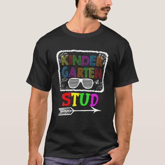Kinder im Kindergarten Studium an der Schule T-Shirt (Vorderseite)