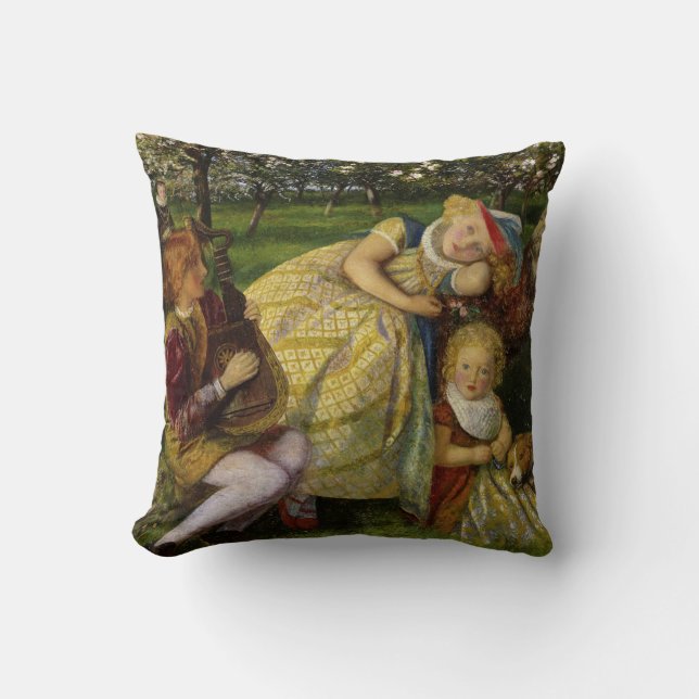 Kinder im Königsgarten Kissen (Vorderseite)