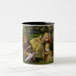 Kinder im Königsgarten Zweifarbige Tasse