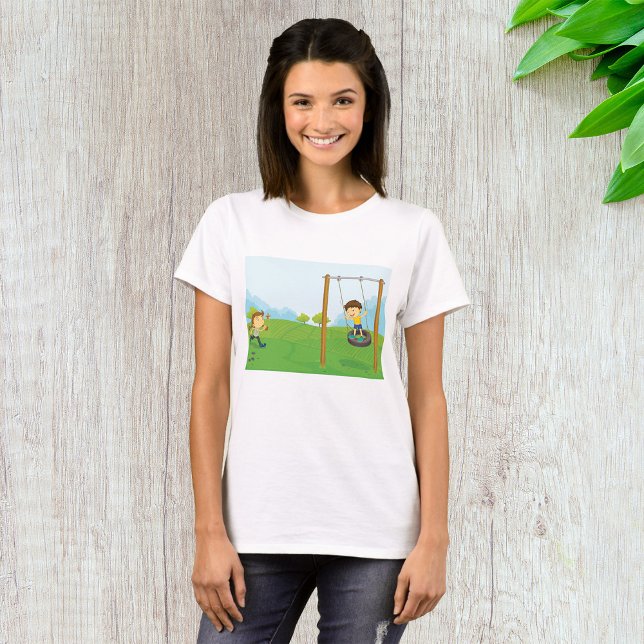 Kinder im Park T-Shirt (Von Creator hochgeladen)