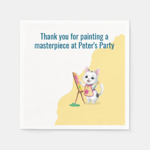 Kinder im Party malen Party Serviette