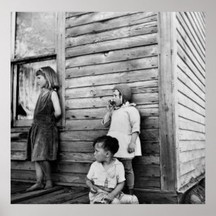 Kinder in Armut: 1930 Poster