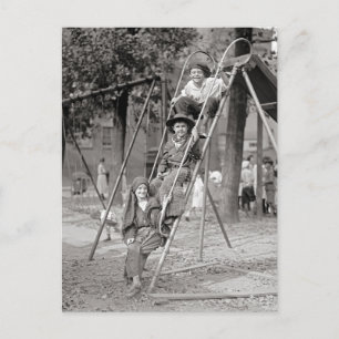 Kinder in Kostümen, 1922 Postkarte