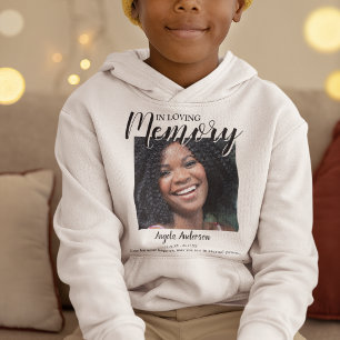 Kinder In Loving Memory 2 Foto-Collage Gedenkf Hoodie