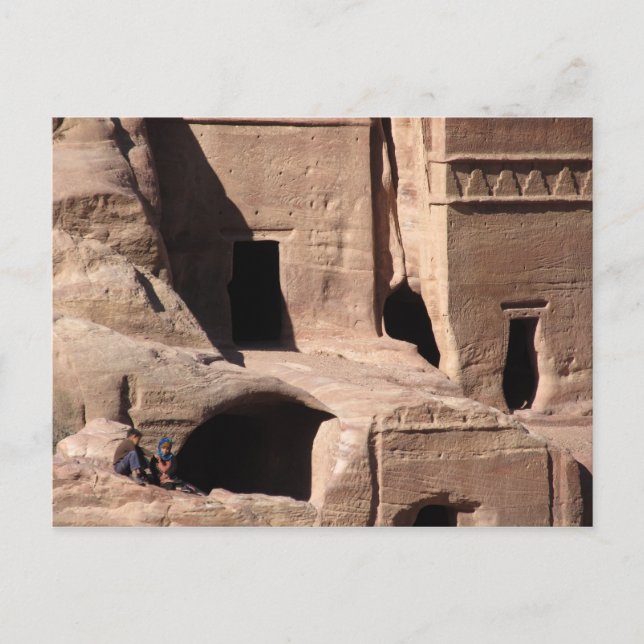 Kinder in Petra Postcard Postkarte (Vorderseite)