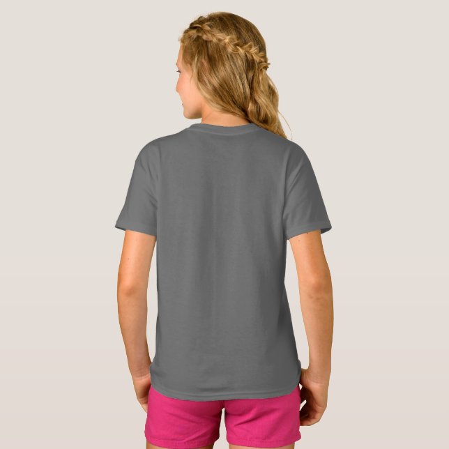 "Kinder in Shirt" T-Shirt (Schwarz voll)