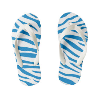 Kinder individuell anpassbare Zebrastreifen Flip F Kinderbadesandalen