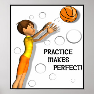 Kinder Inspiration Basketball Poster