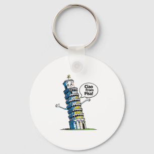 Kinder Italien Schiefer Turm Pisa ciao Von Pisa Mä Schlüsselanhänger