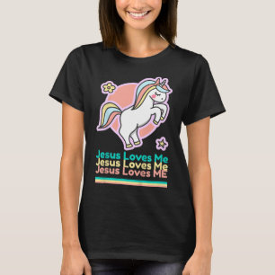 Kinder Jesus Lieben Ich Christliche Bibelgeschenke T-Shirt