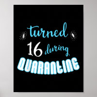 Kinder Jugendliche 16. Geburtstag Funny Quarantine