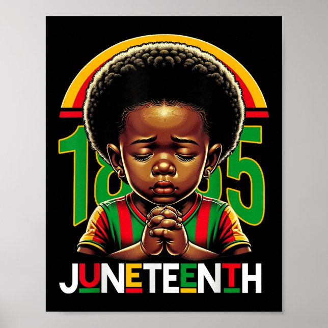 Kinder Juneteenth 1865 Schwarze Geschichte 19. Jun Poster (Vorne)