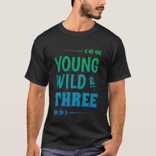 Kinder Junge Junge zum dritten Geburtstag Kinder I T-Shirt