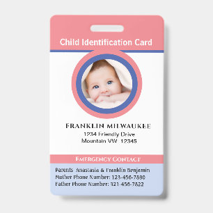 Kinder Junge Mädchen Kind Foto ID Ausweis