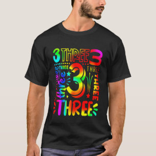 Kinder Jungen 3. Geburtstag Mädchen 3. Geburtstag T-Shirt