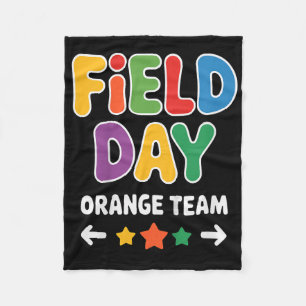 Kinder Jungen Feldertag Orange Team Lehrer Feldert Fleecedecke