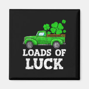 Kinder Jungen Glücklicher St. Patricks Tag Vintage Magnet