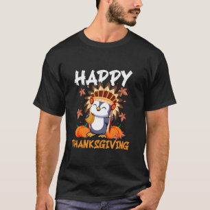 Kinder Jungen Mädchen Pinguin Türkei glückliches E T-Shirt