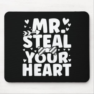 Kinder Jungen Valentinstag Shirt Herr stiehlt Ihr Mousepad