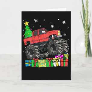 Kinder Jungen Weihnachten Monster Truck Kinder Fro Karte