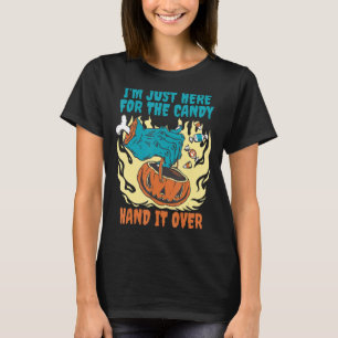 Kinder Jungs, die ich nur für die Süßigkeiten hier T-Shirt