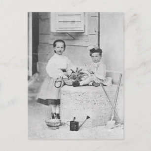 Kinder Kaiserin Elisabeth, Gisela & Rudolf Postkarte