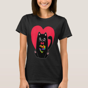 Kinder Katze Herz Puzzleteil Autismus-Bewusstsein T-Shirt