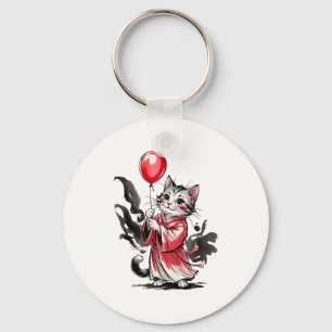 Kinder Katzenmalerei Kunst Ballonkünstler Fortune Schlüsselanhänger