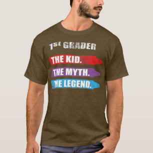 Kinder Kinder 1. Klasse zurück zur Schule Das Kind T-Shirt