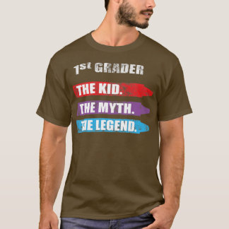 Kinder Kinder 1. Klasse zurück zur Schule Das Kind T-Shirt