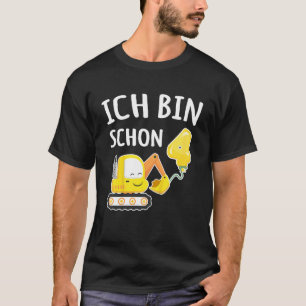 Kinder Kinder 4. Geburtstag Kinderwagen Kinderbauw T-Shirt
