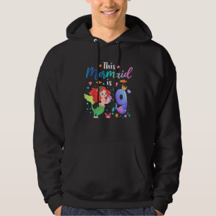 Kinder Kinder 9 Jahre alt Mädchen Geburtstag Schwi Hoodie