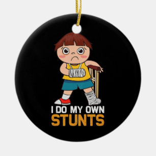 Kinder Kinder Funny Broken Arm Art of Men Frauen K Keramik Ornament