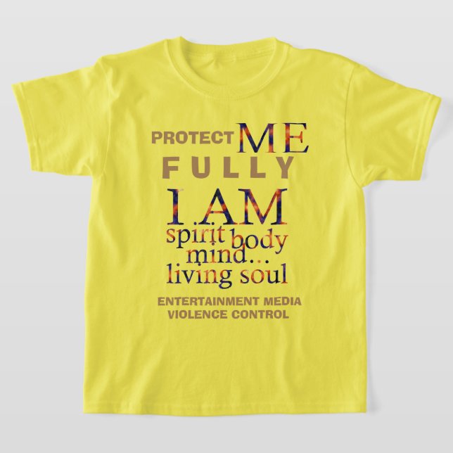 Kinder Kinder Kinder Unisex Kleinkind schützen T-Shirt (Ablage )