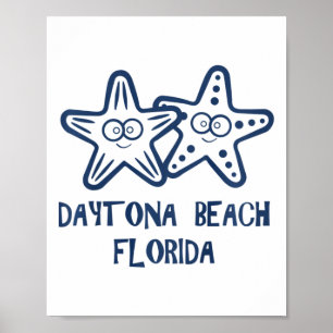 Kinder Kinder Niedlich Daytona Beach Florida Urlau Poster