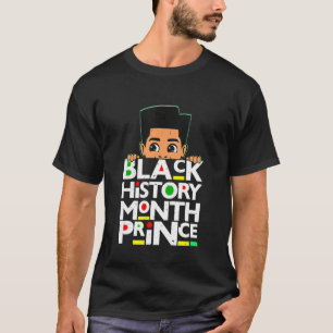 Kinder Kinder Schwarze Geschichte Monat Prinz Mela T-Shirt