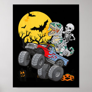 Kinder Kinder Skelett Monster Lkw Moon Candy Toddl Poster