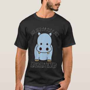 Kinder Kinderzimmer Süße Tier Hippo Kinderzimmer K T-Shirt