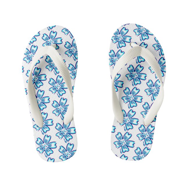 Kinder kippen Flops-Blume Flip Flops (Fußbett)