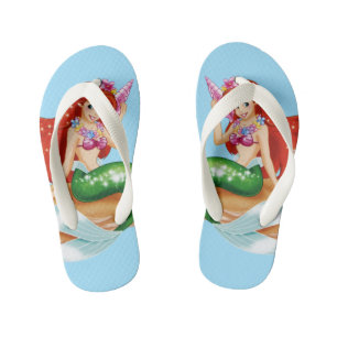 Kinder kippen Flops-Mermaid Kid's Flip Flops