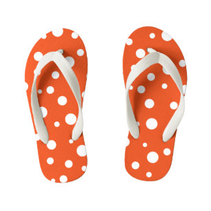 Kinder kippen Flops-Polka Dots Kinderbadesandalen