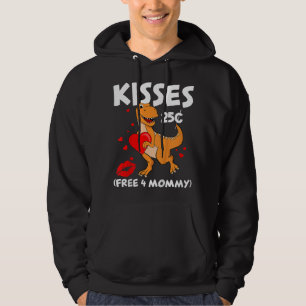Kinder Kisses 25 Cent Kleinkind Boy T-rex Son Dino Hoodie