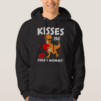 Kinder Kisses 25 Cent Kleinkind Boy T-rex Son Dino Hoodie