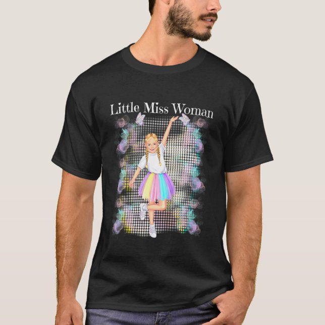 Kinder Kleine Frau Internationaler Frauentag H T-Shirt (Vorderseite)