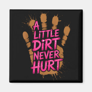 Kinder Kleiner Dreck schadet Mud Run Mudder Trail Magnet